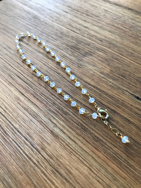 Opal Anklet