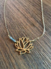 Lotus with Tiny Labradorite