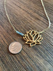 Lotus with Tiny Labradorite