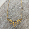 Lotus Labradorite Necklace
