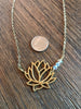 Lotus Crystal Necklace