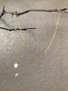 Double Coin Pearl Slide Necklace