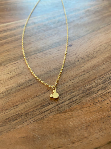 Dainty Mickey Necklace