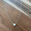 Dainty Silver Heart Necklace