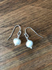 Silver Natural Pearl Drop Earrings
