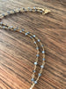 Crescent Moon Labradorite Necklace