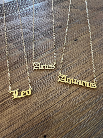 Zodiac Necklace