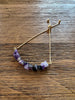 Amethyst stacked bracelet