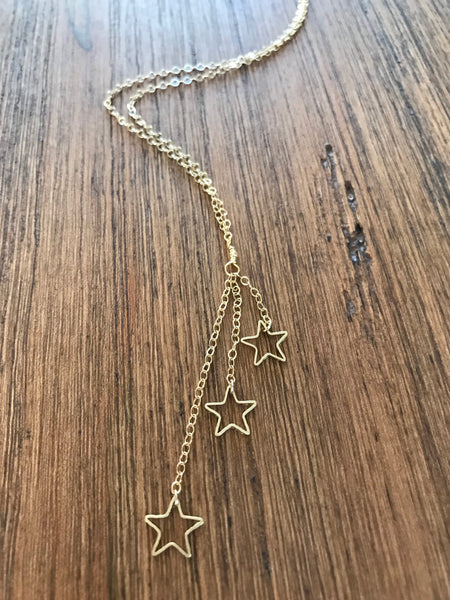 3 Star Tiered Necklace