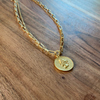 Coin Medallion Layer Necklace