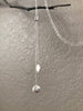 Double Coin Pearl Slide Necklace