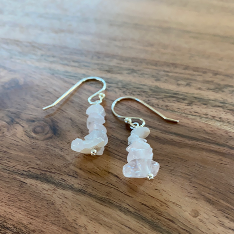 Rose Quartz Earrings