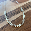 Silver Chevron Arrow Necklace