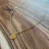 Gold Medallion Detailed Chain