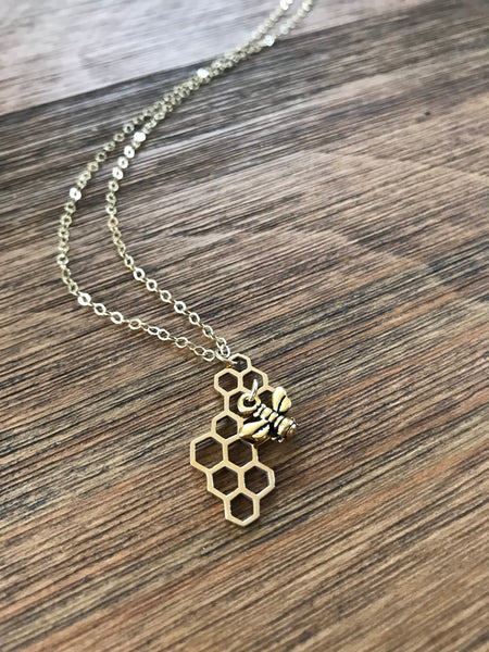 Honey Bee Necklace